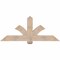 Ekena Millwork Redmond Smooth Timber Gable Bracket, Douglas Fir, 60"W x 25"H x 5 1/2"D x 5 1/2"F, 10/12 Pitch GBW060X25X0606RED00SDF - alternate 1